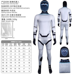 Unitree Spring Festival Gala Big Flower Jacket Machine Dancing Artist Cosplay Costume One-piece Tights Halloween Costume