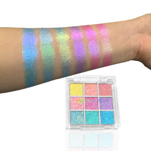 Sheeneffect Chameleon Chrome Eyeshadow Palette 9 Colors High End Makeup Cosmetics2026