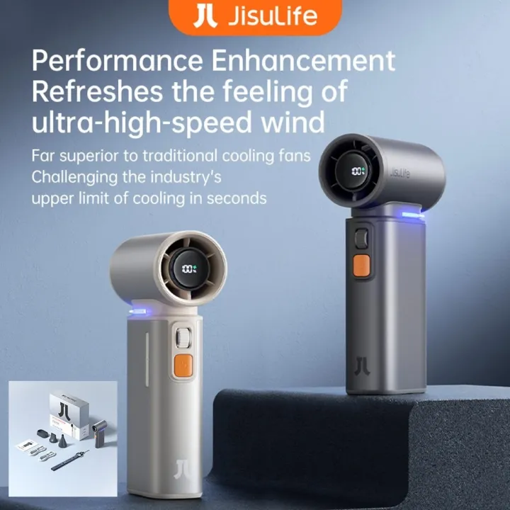 JISULIFE%20FA55%20HANDHELD%20FAN%20ULTRA1%20/%20Ultra2%20%20-%20DARK%20GREY%20/%20BRIGHT%20BROWN%20-%20Image%203