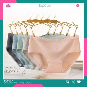 Quần Lót Nữ Cotton viền lưới cao cấp Kháng Khuẩn LOPEVA QL39