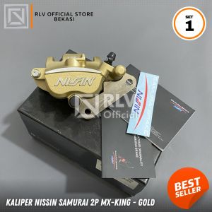 Kaliper Nissin Samurai Brake 2 Piston Yamaha Jupiter MX King Rx King Byson Vixion