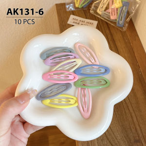 Jepit Rambut Korea Perempuan Model Tiptop Warna Warni 1Set 10Pcs Fashion Anak Aksesoris Rambut AK131