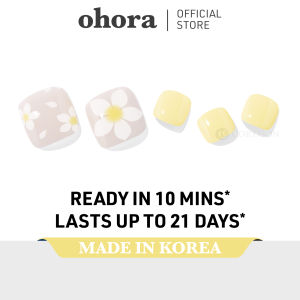 Ohora P Frangipani Pedicure Semi-cured Gel Nail Strips PD-207