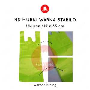 KANTONG PLASTIK /KANTONG KRESEK HD LUCU  WARNA WARNI STABILO 15X35(cm) 24X43(cm)