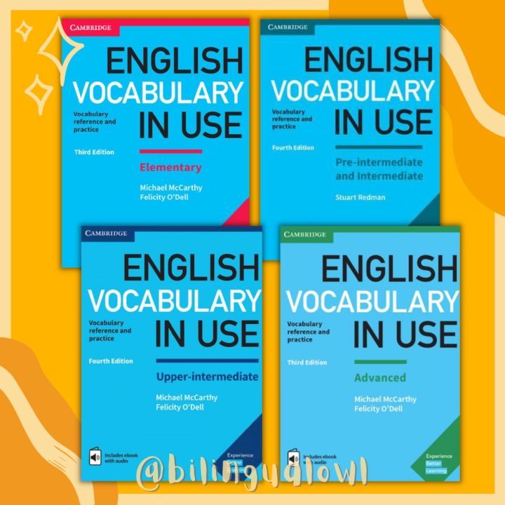 (Cambridge) English Vocabularies in Use - Elementary to Advance | Lazada PH