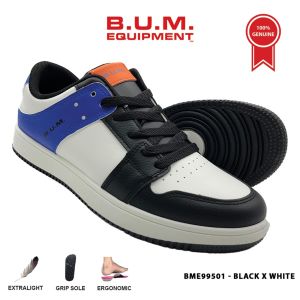 BUM Equipment Kasut Lelaki Hitam/Putih & Kelabu/Biru Navy Mens Shoes BME99501/BME99502 Black/White & Grey/Navy