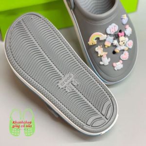 DÉP SỤC CROSS BAND CLEAN LIỀN KHỐI CHO CẢ NAM VÀ NỮ MÀU XÁM TẶNG 10 STIC