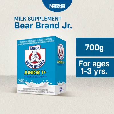 Bear Brand Junior Milk Supplement For Children 1-3 Years Old 700g
