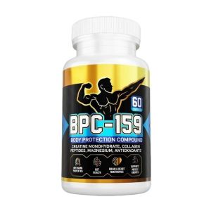 BPC-159 Body Protection Complex Capsules 60 capsules Contains creatine and collagen peptides to help with muscle growth and health BPC-159 supplement