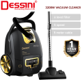DESSINI ITALY 3200W Vacuum Cleaner Dust Collector Mop Sweeping Brushing Cleaning Floor Suction / Penyedut Habuk Vakum. 