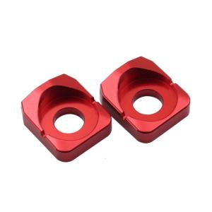 Rear Axles Blocks Chain Adjuster For Electric Motorcycles Aluminum Alloy ConstructionEasy Installation