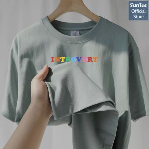 Áo Thun Nữ Form Vừa SUNTEE FV030 Phong Cách Basic In Hình 030 Vải Cotton 250GSM Cao Cấp Thoáng Mát
