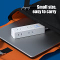 Two Hole Flat Socket 2 Plugs 6 Digits Rubiks Cube Socket Multi-function Household Power Converter. 