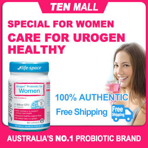【Support Urinary Health】Life Space Urogen Probiotic for Women （60 Capsules）Improve Urinary Tract Health Reduce Cystitis women probiotics 女士护理乳酸杆菌蔓越莓