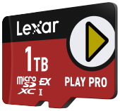 Lexar Play PRO 1TB/512GB microSDXC Express Card UHS-I A2 V30 – 900MB/s Read 600MB/s Write 4K