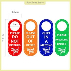 [PureZone] Door Sign Hanger Tags Cleaning Label Do Not Disturb Signs Double-Sided Tag