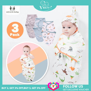 Miracle Baby 3 Pack Knitted Blanket Swaddle Ultra Comfort Zipper Zip Sleep Bag Infant Baby Wrap For Baby (0-6 Month)