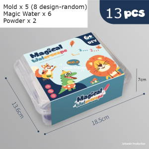 Kids Activity Water Toys Mold Game DIY Arts Crafts Doorgift Birthday Mainan Budak Lelaki Mainan Budak Perempuan