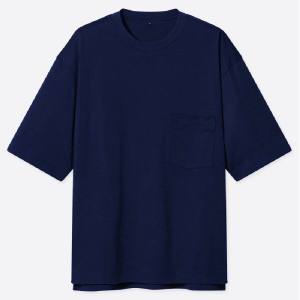 KAOS POLOS OVERSIZE POCKET COTTON COMBED 24s T-SHIRT OVERSIZE BIG SIZE PRIA WANITA