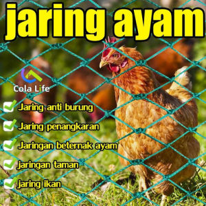 Jaring Anak Ayam Lubang 1 Jari ( 1 cm x 1 cm ) // Ukuran 2Mx10M