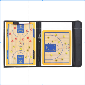 Magnetic Basketball Board Coaching Board Tactical Board Foldable Basketball with Dry Erase And Marke