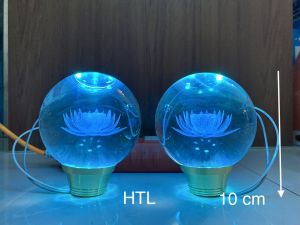 TẶNG ĐÈN NGỦ- bộ 2 bông bỏ lư- bông pha lê quả cầu đổi màu- nhiều chế độ sáng Đèn Thờ Phật Quan Âm- đèn thờ cúng gia tiên