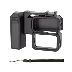 XIJIBAN Quick Release Street Grip Kit Camera Frame Shutter Button Lightweight Camera Grip Handle  With Cold Shoe Street Hand Grip Mount for DJI Osmo Nano Action Camera Accessories
