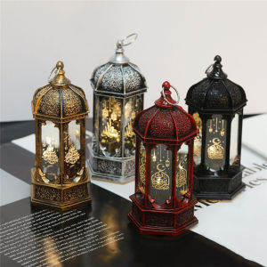 【TaroBall】EID Mubarak LED Lantern Lights Ramadan Ornament Glowing Light Islamic Muslim Party Eid Ramadan Decorations