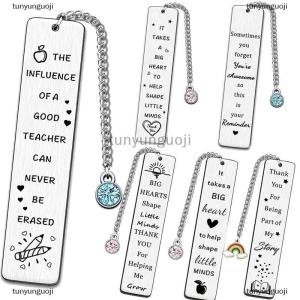 [COD] tunyunguoji ที่คั่นหนังสือโลหะประดับพลอยเทียมรูปใบไม้ทำจากสแตนเลสเป็นของขวัญสำหรับนักเรียนครูอ่านที่คั่นหนังสือที่บ้านของขวัญสำหรับวันครู