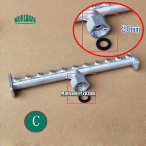 LPN NG อุปกรณ์เสริมเตาแถวสแตนเลส ท่อแยกเตา 11 แถว