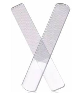 LS Kikir Kilap Kuku Kristal Glass Nail Shiner Polish alat asah kuku Kikir Kilap Transparant