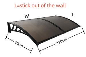 Awning Canopy With Bracket Outdoor Balcony Heavy-duty Awning Bracket Door Window Awning Holder