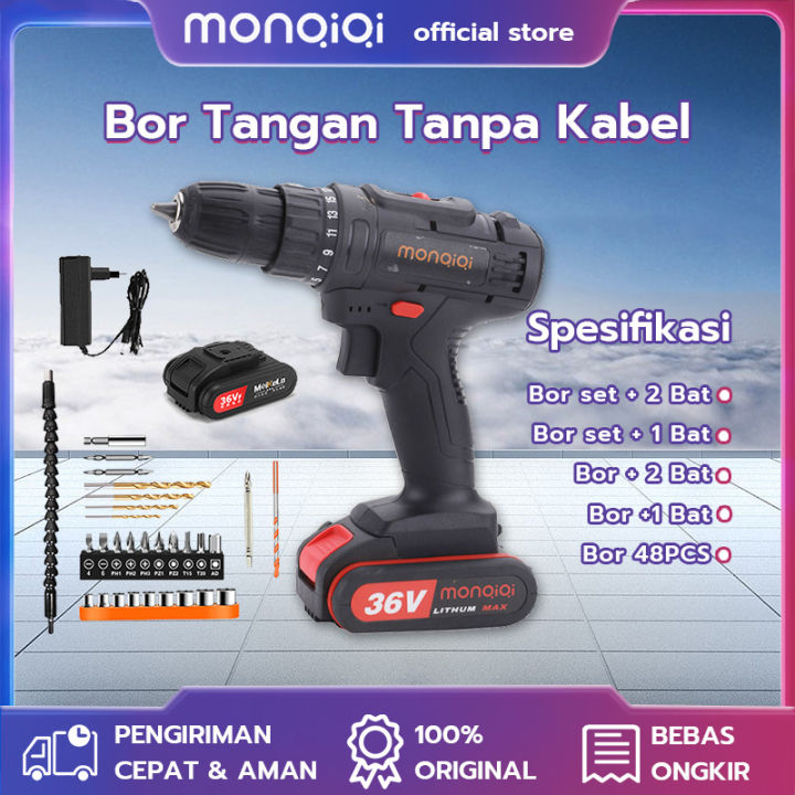 Bor Tangan Tanpa Kabel/Mesin Bor Listrik Murah Promo Bor Casan Murah ...