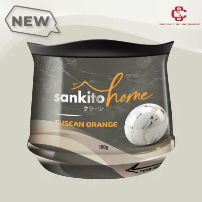 SANKITO HOME AIR FRESHNER GEL TUSCAN ORANGE 180GM