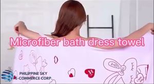 SKY E-COMMERCE CO.Ltd COD Wearable Magic Bathrobe Yukata Womens Bath Towel Wrap Made of Quick-Drying Microfiber Fabric