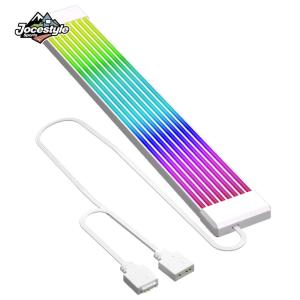 Durable 8Pin 24Pin PSU RGB Cable Extension for ARGB Sync and PC RGB Lighting Setup