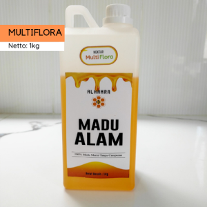 Madu Multiflora 1kg | Madu Asli & Murni | Raw Honey | Madu Alhamra