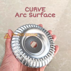 CURVE Wood Shaping Disc 4" Inch Lengkung Mata Gerinda Bentuk Kayu Nanas L4736