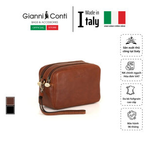 Clutch Nam Cao Cấp Bằng Da Thật - GIanni Contti - Sản Xuất Thủ Công Tại Italy_915014-25