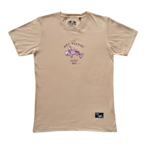 Anyway Kaos Pendek "Art-Titude" Beige 542
