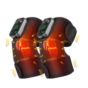 Electric Heating Knee Massager Vibrating Intelligent Knee Shoulder Pad Wormwood Hot Compress Elderly Joint Physiotherapy Pain Relief
