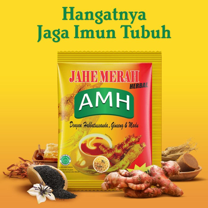 AMH Amanah Jahe Merah [10pcs/Renceng] Ginger