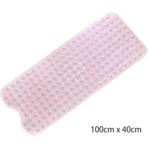 New 38cm*69cm Cute Cartoon Anti-Slip PVC Bath Mats With Sucker Bathroom Carpet Shower Pad Soft Massage Pad Multi-Color2026