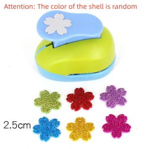 DEER 764cm Flower Furador Labor Saving Random Color DIY Embossing Punches Eva Foam Maker Puncher Creative Paper Cutting Hole Punch Scrapbooking