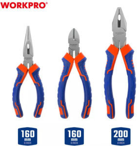 Bộ kìm cắt kìm điện kìm nhọn 3 chi tiết Workpro WP201007
