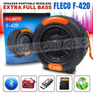 Murah Banget Speaker Bluetooth Full Bass Fleco F-420 | Speaker Portable Wireless TWS 10W