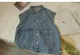 Women's Korean Loose Fashion Lapel Button Denim Vest. 