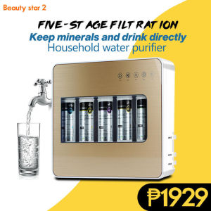 【Delivery within 3 days】Local Quality water purifier home drinking system/Faucet water purifier home direct drinking/Kitchen tap water pre-filter/Five-stage desktop ultrafiltration water purifier/Universal filter/ No waste water No electricity