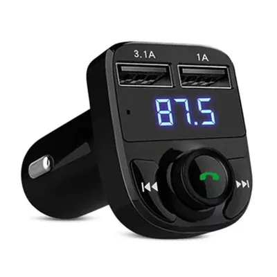 บส่งจากไทย ของแท้ 100% X8 Dual USB Car Charger เครื่องเล่น MP3 FM Transmitter Modulator บลูทูธติดรถยนต์ บลูทูธในรถยนต์ที่ชาร์จไฟมือถือ
