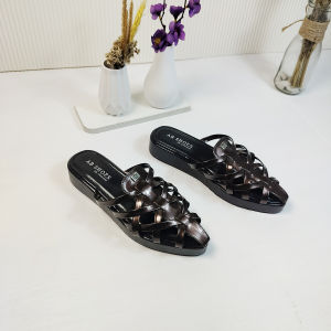 ANINDYA - Sandal PlatFrom Wanita Terbaru Tali Silang Tinggi 3 Cm RM-05